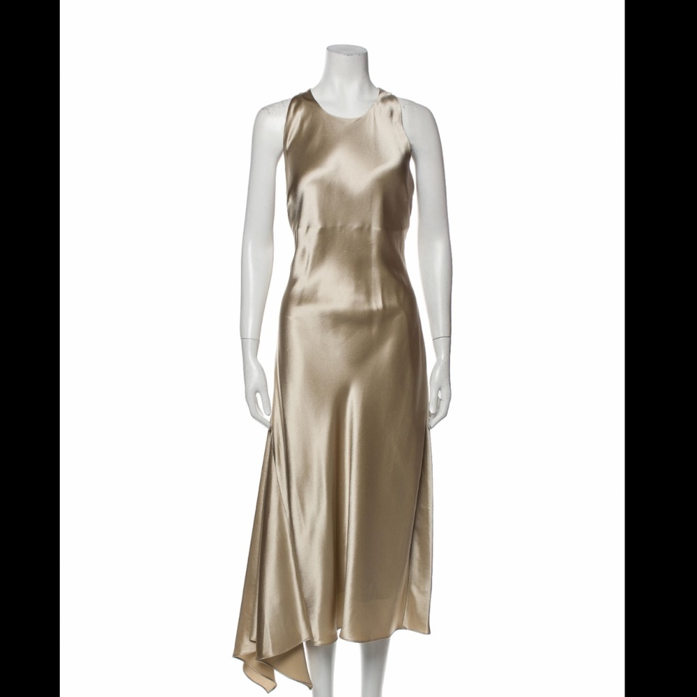 MESTIZA New York champagne satin dress